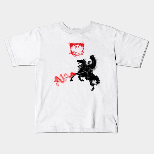 Polish Hussar Kids T-Shirt by vivalarevolucio